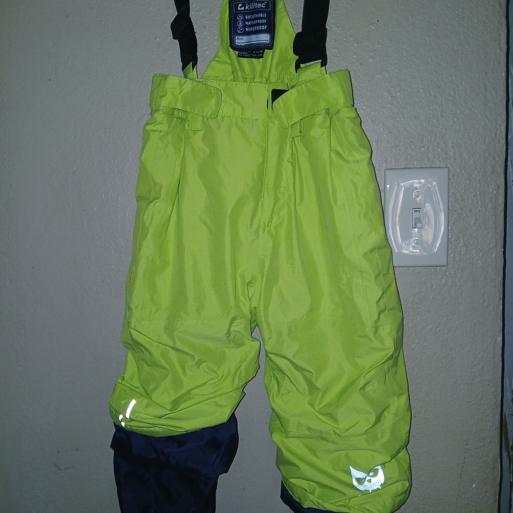Lillet Kids Green and Navy Overalls